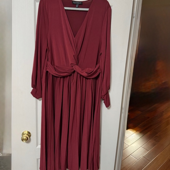 Eloquii Burgundy dress - Picture 1 of 1